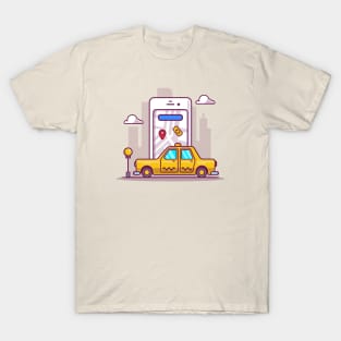 Online Taxi Transportation T-Shirt